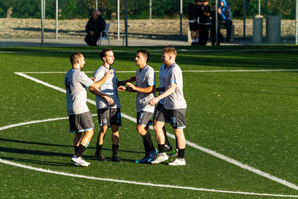 FC LESMO 5-1 BELLAGINA Giocatori FC Lesmo durante una partita sul campo di Lesmo.